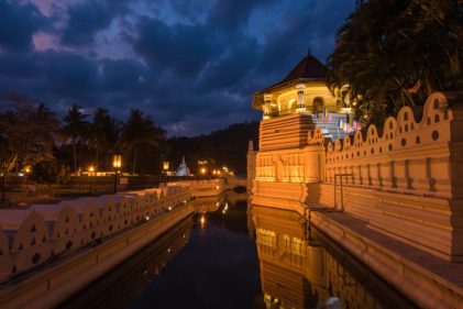 Temple of the Sacred Tooth Relic at Kandy, Sri Lanka